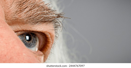 detail close-up macro of elerly  eyes - Powered by Shutterstock