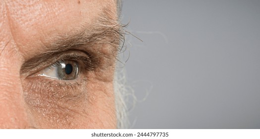 detail close-up macro of elerly  eyes - Powered by Shutterstock