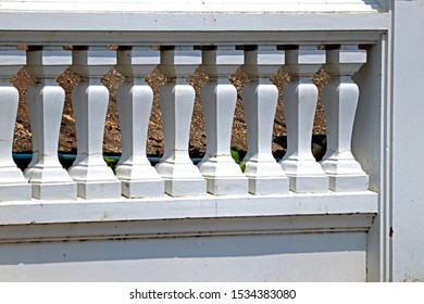 Detail of Concrete balustrade in the temple - Shutterstock ID 1534383080