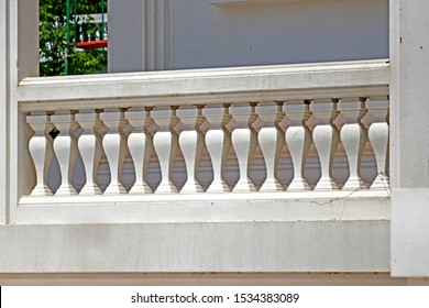 Detail of Concrete balustrade in the temple - Shutterstock ID 1534383089