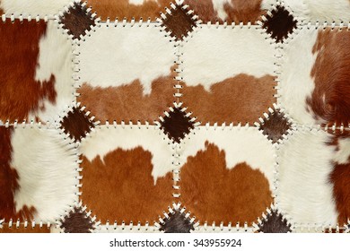 Detail From Cow Skin Rug