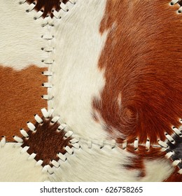 Detail From Cow Skin Rug