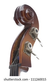 Detail Of Double Bass  - Isolated