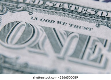  Detail drawing of the US dollar bill - Shutterstock ID 2366500089