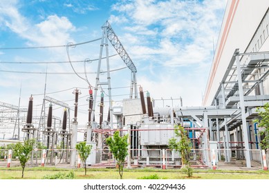 detail of a electrical substation 