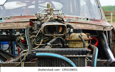 detail of a engine close up