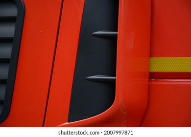 Detail From A Fire Truck Close Up