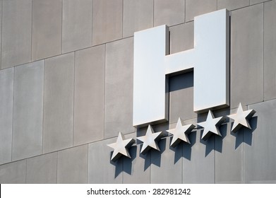 Detail Of A Five Stars Hotel Facade