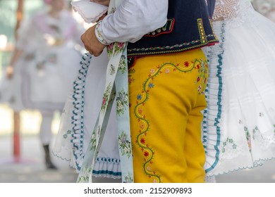 Detail of folk costume, Rakvice, Southern Moravia, Czech Republic - Shutterstock ID 2152909893