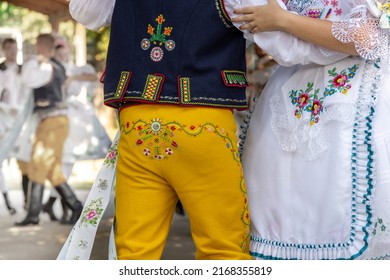 Detail of folk costume, Rakvice, Southern Moravia, Czech Republic - Shutterstock ID 2168355819