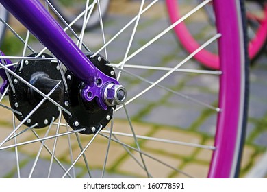 purple 26 inch bike rims