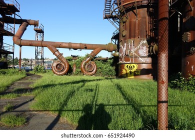 Detail Of Gasworks Park