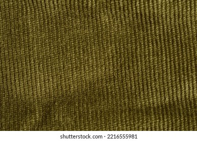 Detail Of The Green Corduroy Of A Pair 