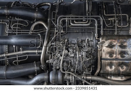 Similar – Truck Engine Motor Components In Car Service Inspection