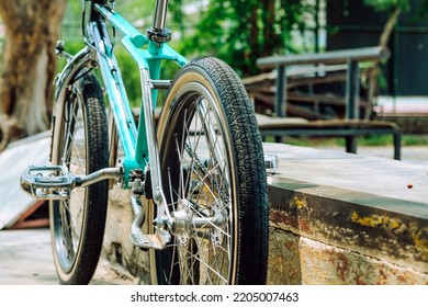 Detail Image Of Bmx Bike Background