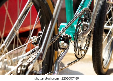 Detail Image Of Bmx Bike Background