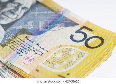 Australian Money Stack Stock Photos &