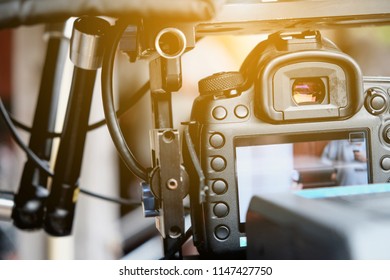  Detail image of video shoot professional  - Shutterstock ID 1147427750