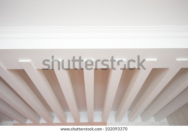 Detail Intricate Corner Crown Molding Stock Photo Edit Now