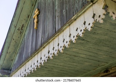 Detail Of Krivani Old Believers Church In Sunny Summer Day. 