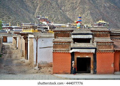 Detail Of Labrang Monastery 