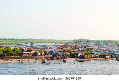 Detail Of Lagos Town In Nigeria , West Africa