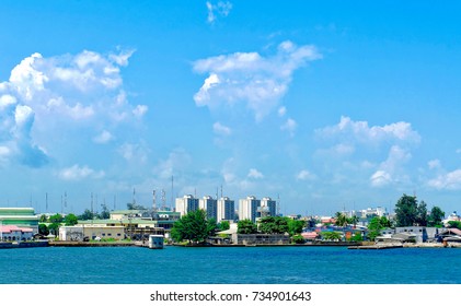 Detail Of Lagos Town In Nigeria , West Africa