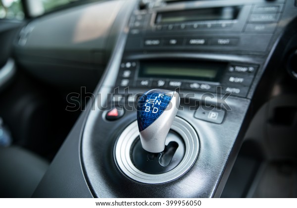 Detail Modern Car Interior Gears Automatic Stock Photo Edit