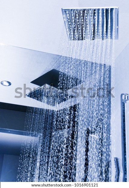 Detail Modern Ceiling Shower Royalty Free Stock Image