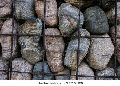 Detail Of The Monument To Political Repression In The Soviet Union. Moscow