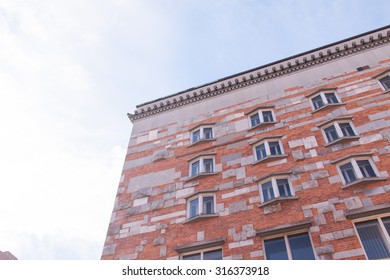 Detail Of A Nationa Andl University Library In Ljubljana, Made By Joze Plecnik.