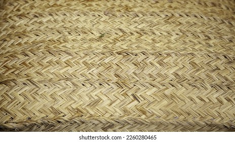 Detail of natural fabric background with esparto fibers, texture