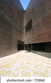 Detail Of The New De Young Art Museum In San Franciscos' Golden Gate Park.