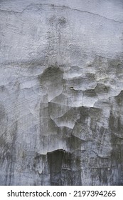 Detail Of Old Cement Wall Outside, Abandonment And Ruin