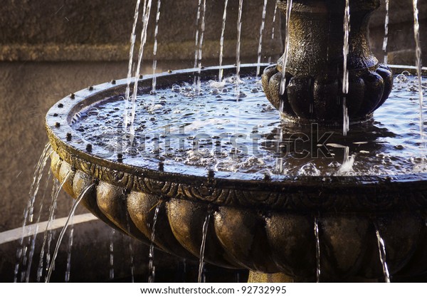 Detail Old Classic Style Stone Fountain Stock Photo (Edit Now) 92732995