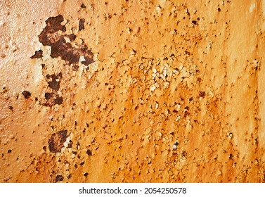 Detail Of An Old Rusty Shipwreck In The Westfjords, Northwest Iceland