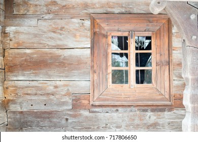 Detail Of An Old Wood Window 