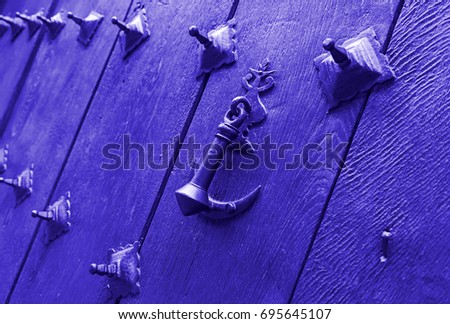 Similar – Image, Stock Photo paint it black? Door