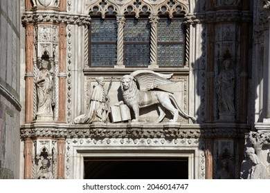 Detail Of The Palazzo Ducale, Venice, Italy