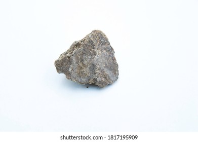 Detail Of Plagioclase Isolated Over White Background