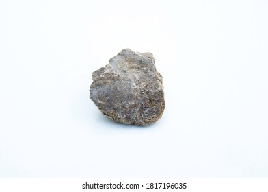 Detail Of Plagioclase Isolated Over White Background