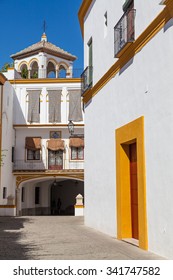 Detail of Plaza de Toros area in Seville - Andalusia Region - Spain - Shutterstock ID 341747582