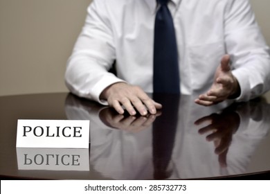 Imagenes Fotos De Stock Y Vectores Sobre Police At Desk