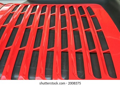 detail of rear spoiler on porsche - Powered by Shutterstock