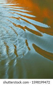 Detail Of River Axe Waves As Abstract Background