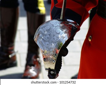 Detail Of A Royal Canadian Guard Holding Sword