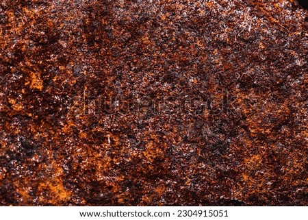 detail of rusty metal, macro photography of corroded metal in an advanced state of oxidation