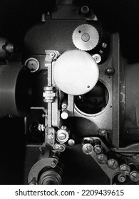 Detail Shot Of An Old Cinema Projector