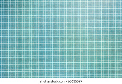 detail shot of turquoise mosaic tile structure - Powered by Shutterstock