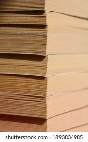 Detail Of Stack Of Old Paperback Books